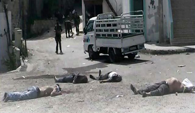 Massacre dans le village de Bayda (AP, le 2 mai 2013)