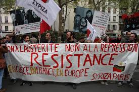 SYRIZA-Paris dans la manifestation du 5 mai 2013