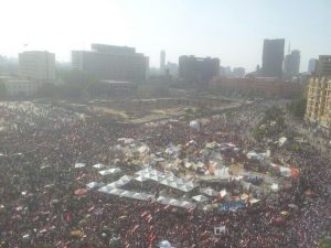 Photo de la place Tahrir, dimanche 30 juin, à 16h30 