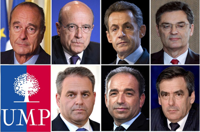 Chirac, Juppé, Sarkozy, Devedjian, Bertrand, Copé, Fillon