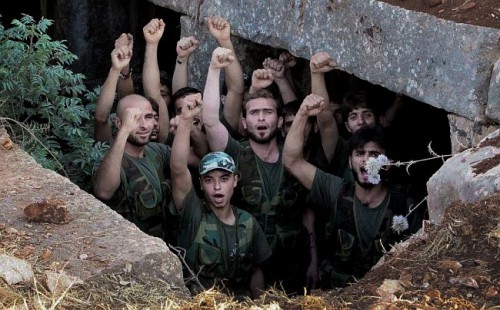 Combattants de l'Armée syrienne libre