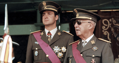 Juan Carlos et Franco