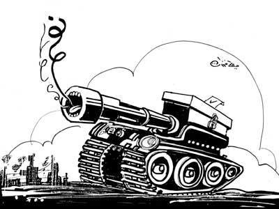 Votez «OUI», le 3 juin (dessin de Ali Farzat)