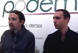 Pablo Iglesias et Luis Alegre