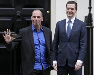 Varoufakis à Londres avec George Osborne