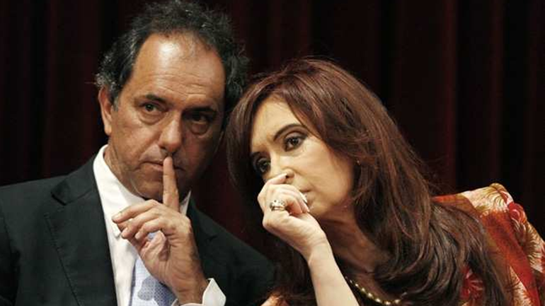 Daniel Scioli et Cristina Kirchner