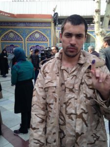 Mohsan, 26 ans, effectue son service militaire