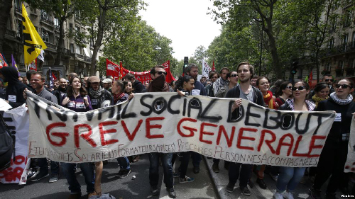 Manifestation à Paris le 14 juin 2016
