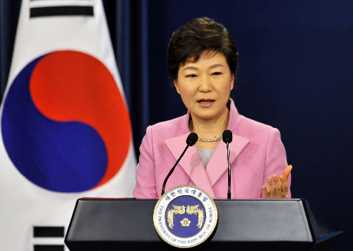 La présidente Park Geun-hye