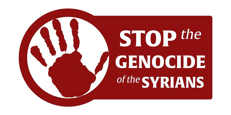 Rassemblement. Halte au génocide des Syriens! Genève, place des Nations, samedi 25 avril, 14h